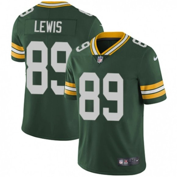 Men's Green Bay Packers #89 Marcedes Lewis Green Vapor Untouchable Limited Stitched NFL Jersey